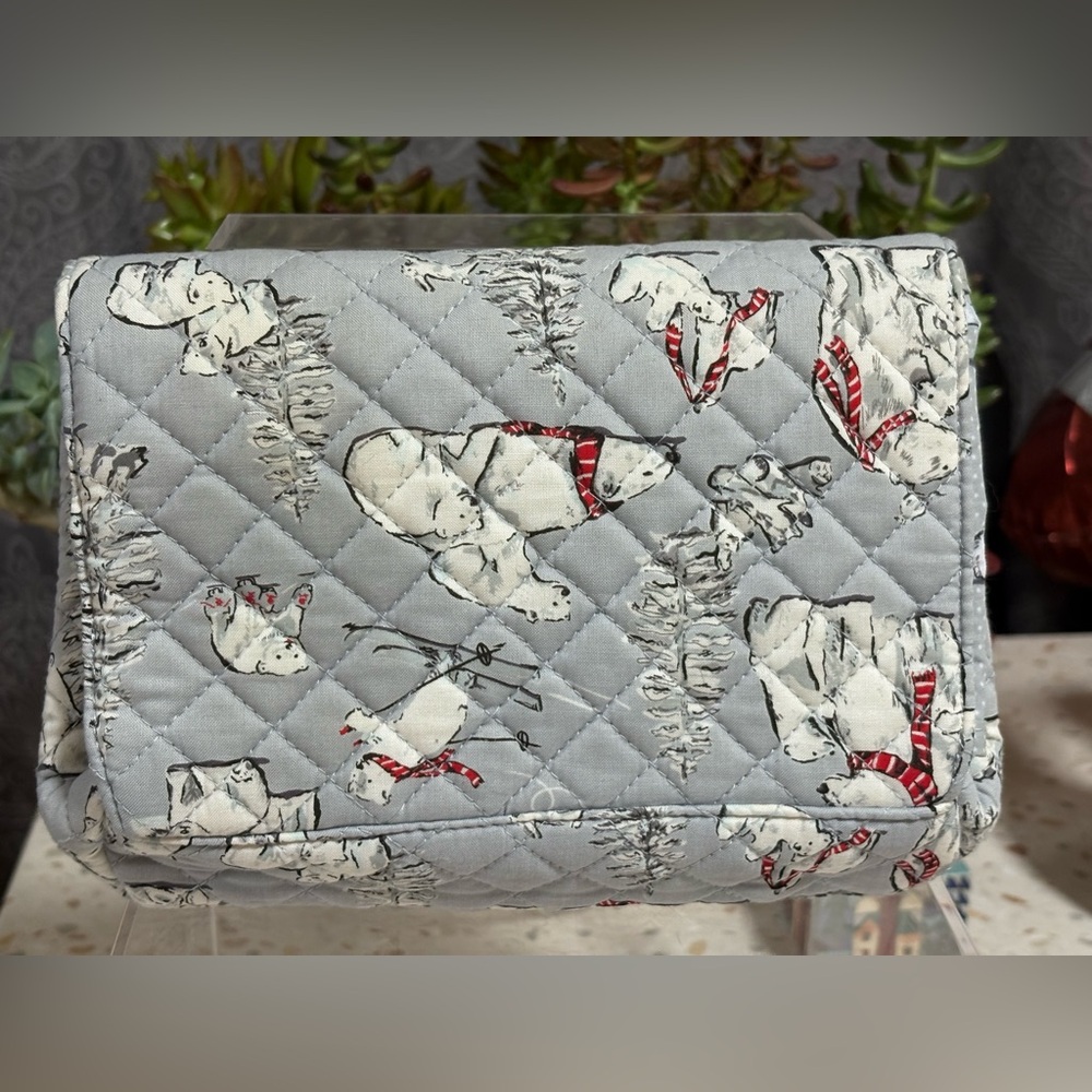 Vera Bradley Polar Bear Quilted Cosmetic Bag - Picture 7 of 17
